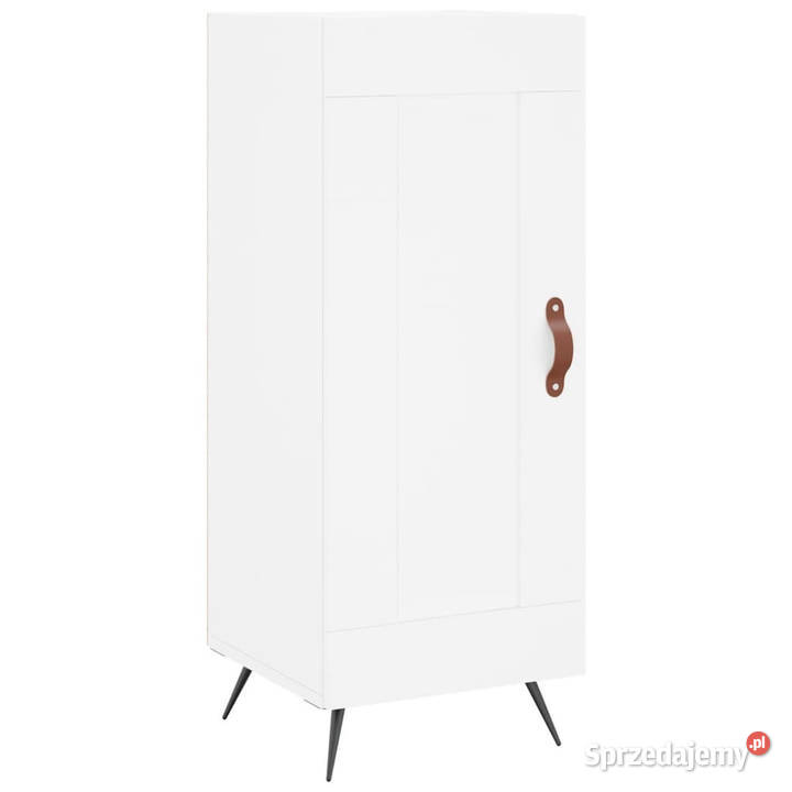 Wysoka szafka biała 345x34x180 materiał Warszawa