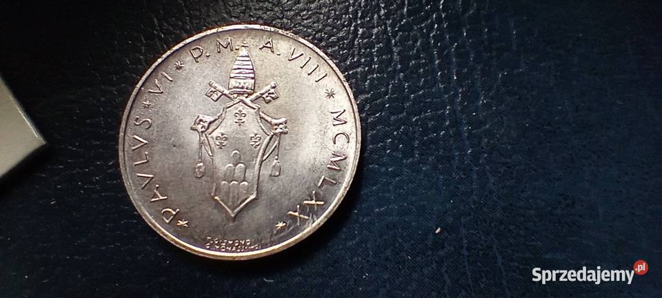 Stare monety 5 lir 1970 Watykan podkarpackie Lesko