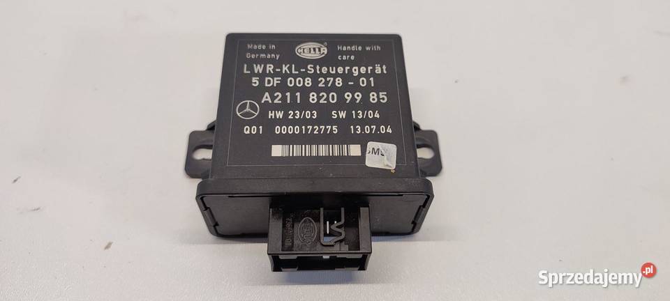 MERCEDES W211 MODUŁ ŚWIATEŁ A2118209985 osobowe