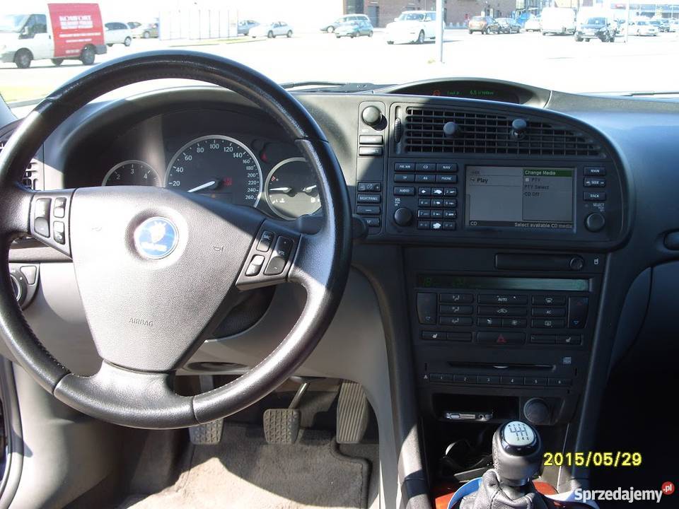 Saab 93 SS 19 TiD 2005 Bogaty Linear wymiana dolnośląskie Wrocław sprzedam