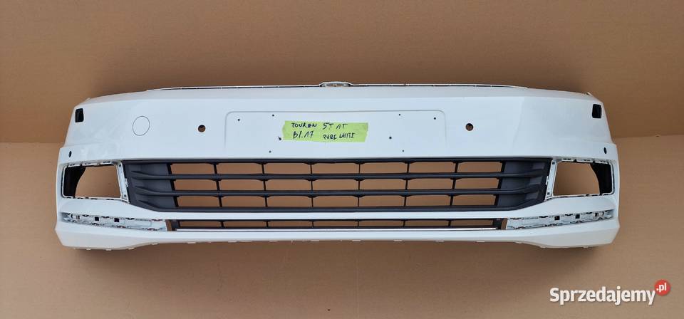 VW TOURAN 3 III 5TA ZDERZAK PRZÓD SPRYSKI 4 PDC Bieleń