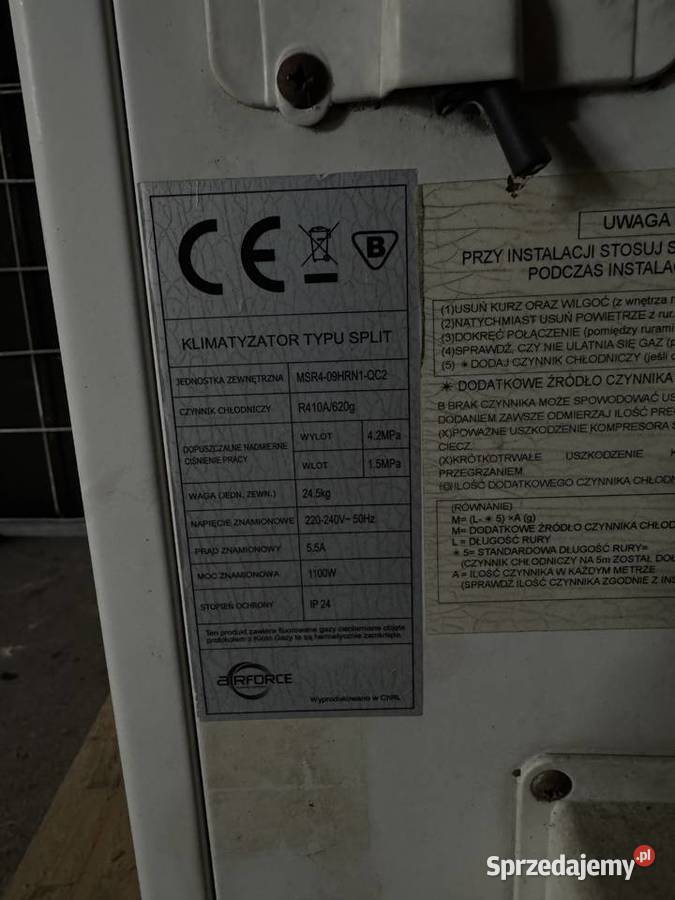 Klimatyzator MSR409HRN1WC2 Wołomin