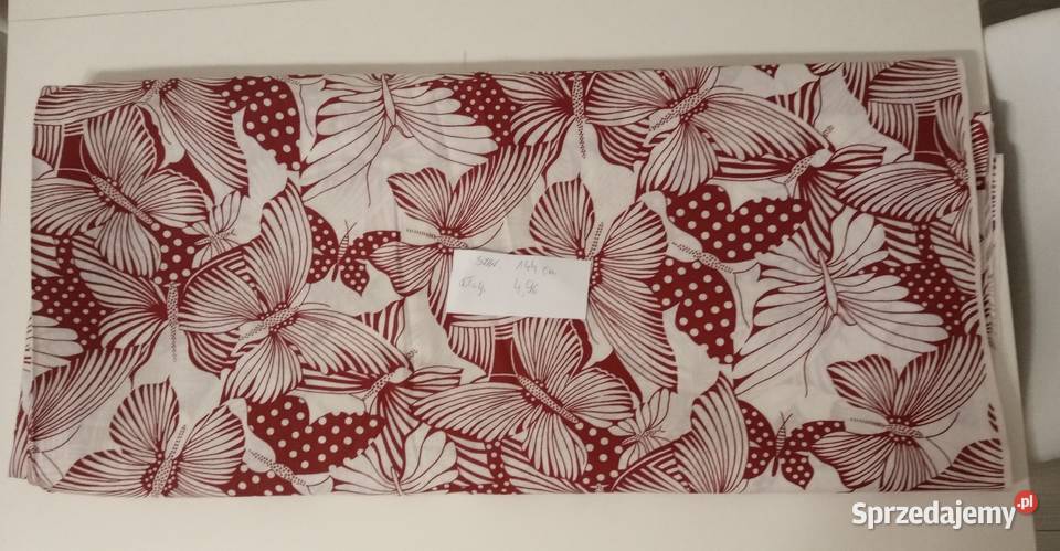 Materiał zasłonowy z PRL u Tkaniny śląskie Mysłowice