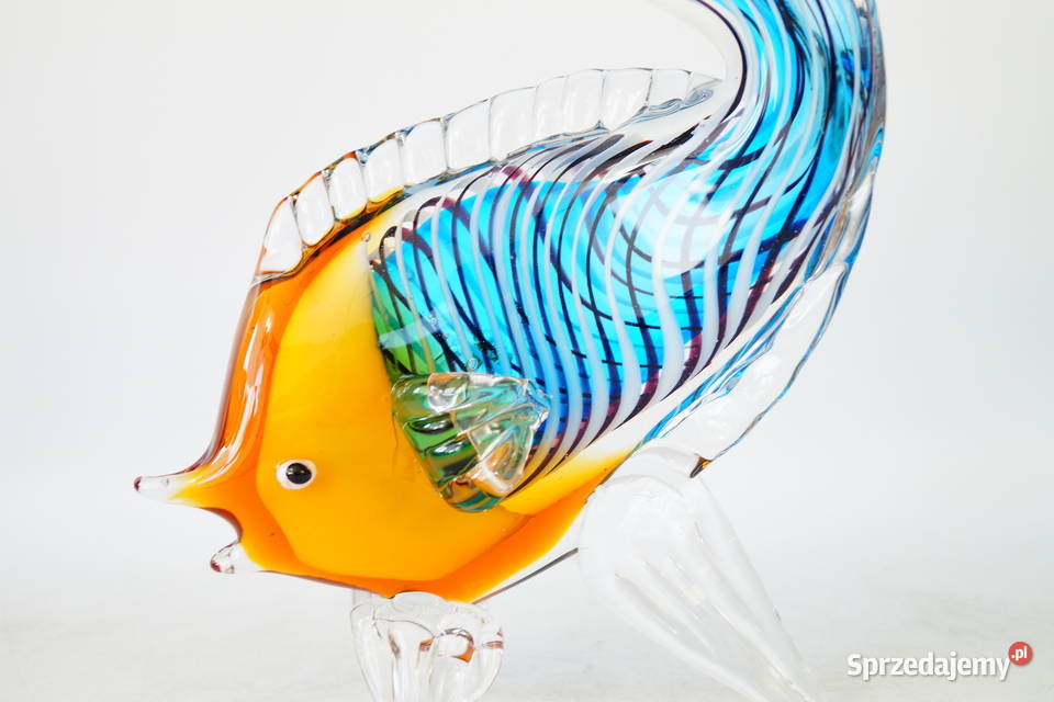 Figura szklana figura Murano style RYBA rybka sprzedam