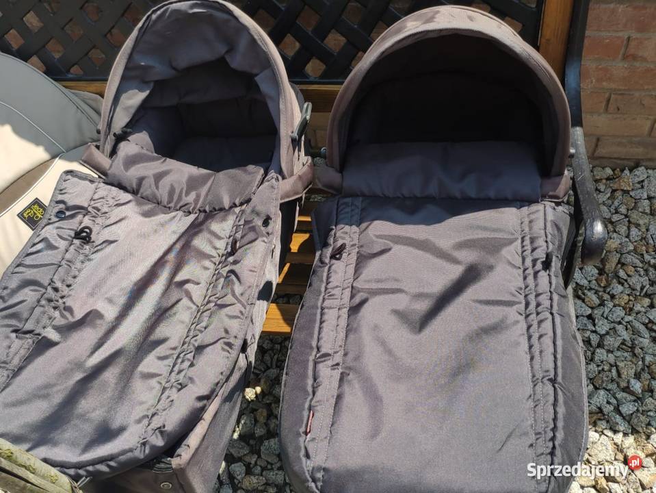 Wózek bliźniaczy KEES Twin K2 PLUS wersja Suchy Las
