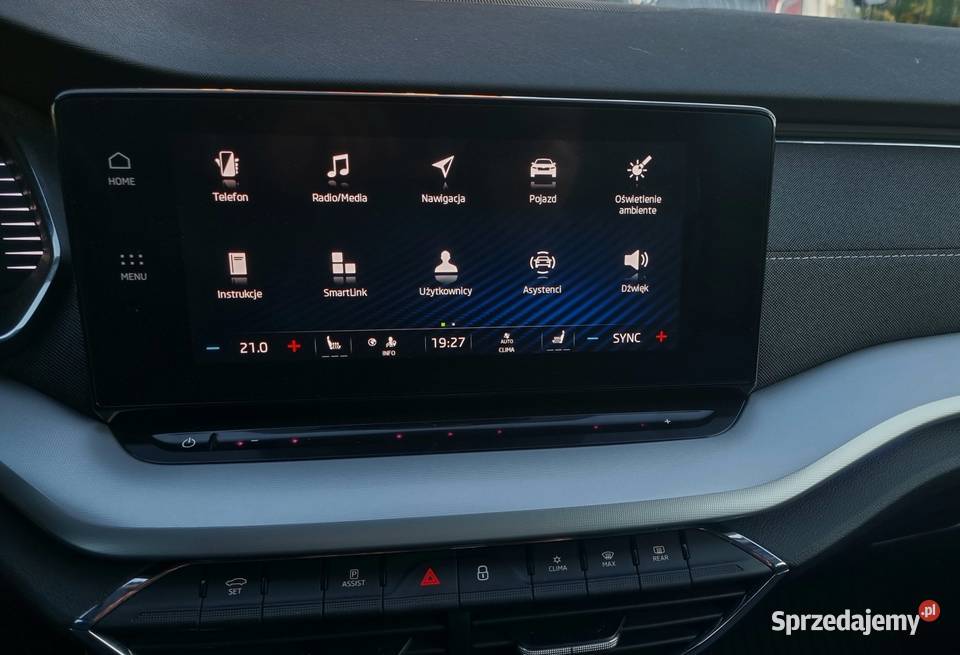 Skoda octavia iv 15 Tsi Style salon Polska centralny zamek Octavia