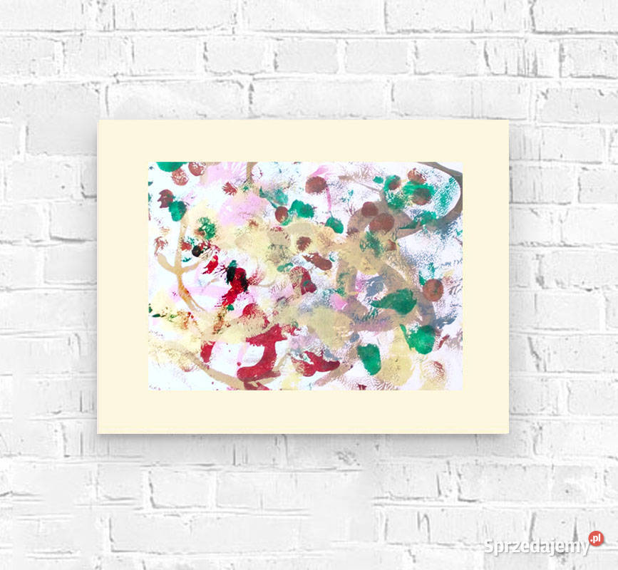 nowoczesna dekracja na ścianę abstrakcja rysunek Gdańsk