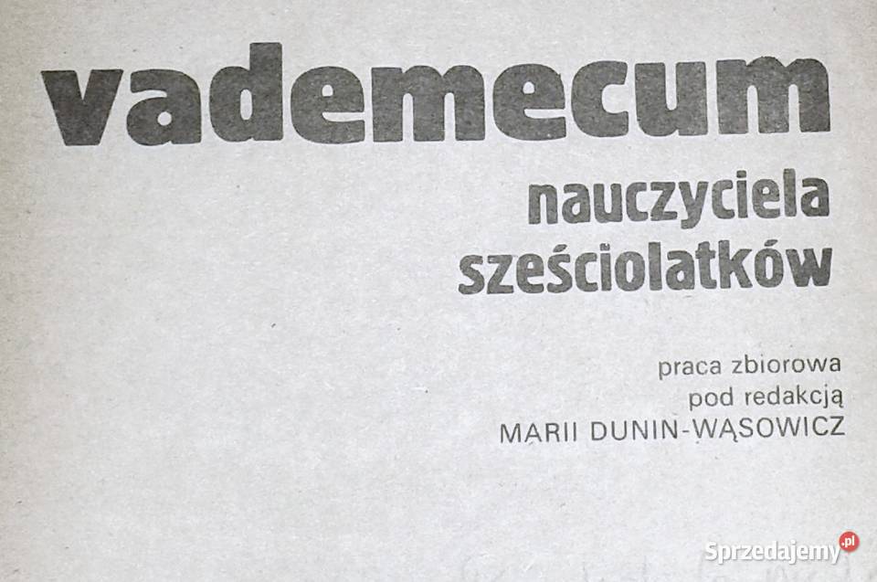 Vademecum nauczyciela sześciolatków M D Wąsowicz Chełm
