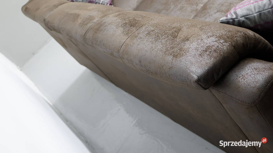 TLH Narożnik z funkcją spania ciemnobrązowa 255cm Poznań sprzedam