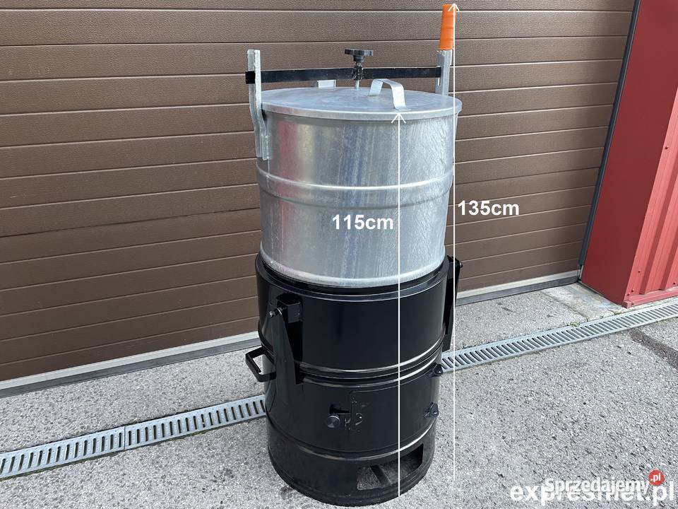 Polski parnik węglowy ocynkowany parownik kocioł mazowieckie Warszawa