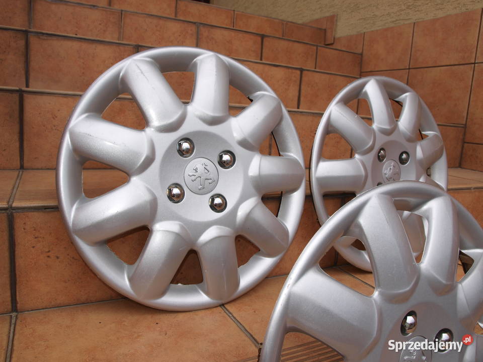 Pełgeot kołpaki 15 oryginalne komplet 4 sztuki Kalisz