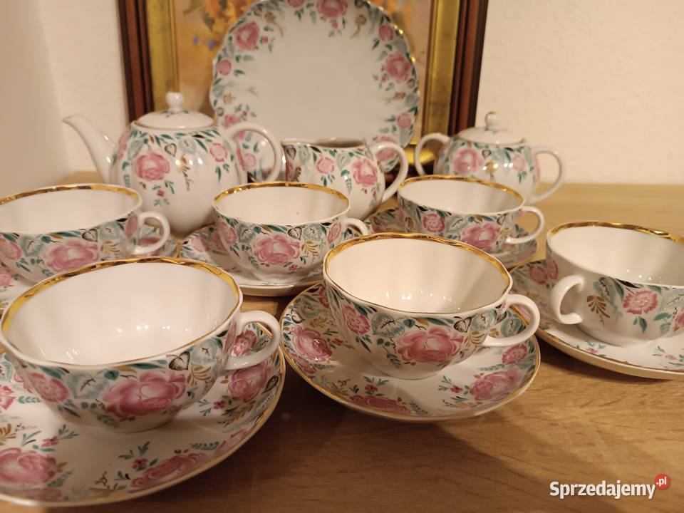 Zestaw do herbaty porcelana lomonosov Gorlice