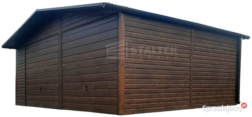 Garaż blaszany 7x6m 2x Brama Dach rynny ST165 sprzedam