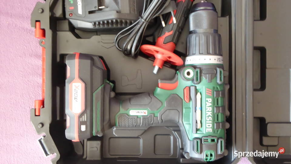 Nieużywana wiertarka udarowa 20V PARKSIDE Olsztyn sprzedam