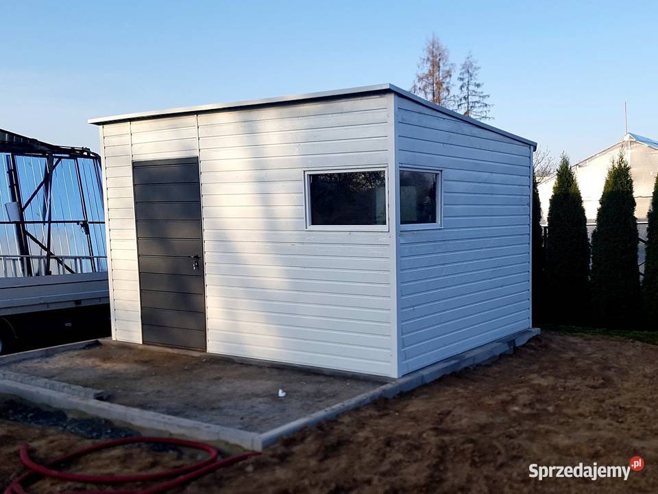 Domek ogrodowy 43m białyciemny grafitowy matowy Domki narzędziowe łódzkie Zgierz