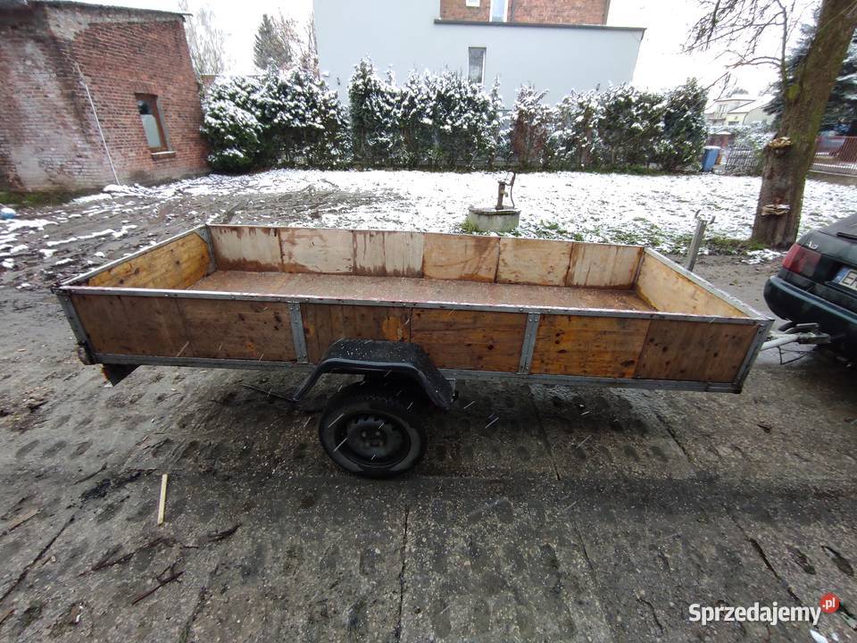 Przyczepa lekka katb 300x115 masywna burtowe Burtowe i plandeki łódzkie Radomsko