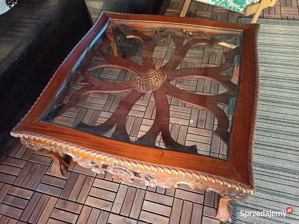 Stolik ława rzeźbiona Meble Warszawa