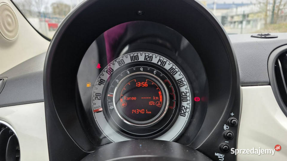 Fiat 500 ledy super stan zarejestrowany biała biały Lębork