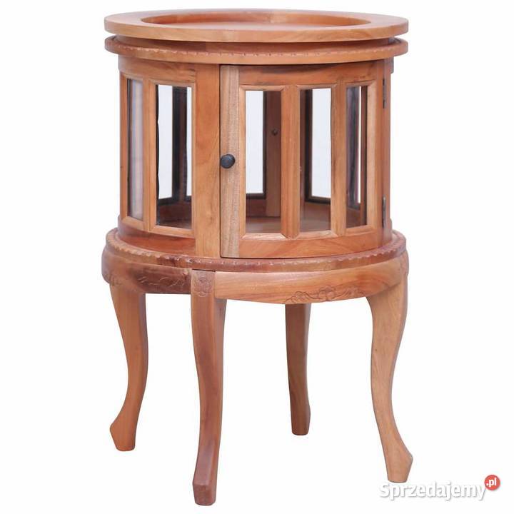 vidaXL Witryna naturalna lite drewno mahoniowe Warszawa