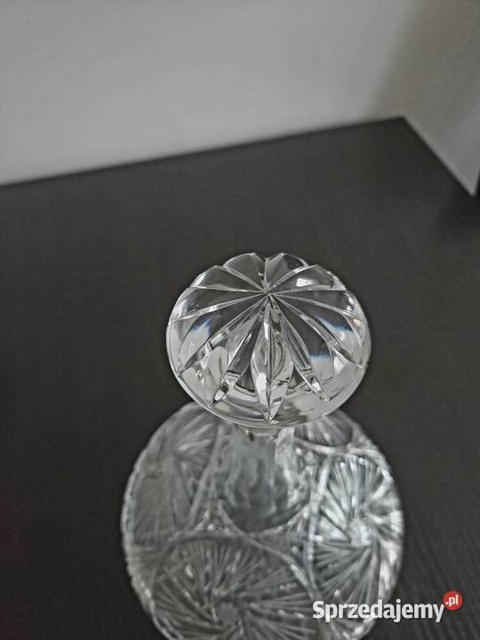 Karafka kryształ vintage PRL Poznań