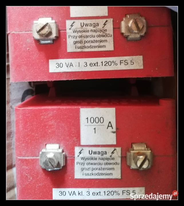 Przekładnik 10001 A 30VA Elektryka i akcesoria Dąbrowa Górnicza sprzedam