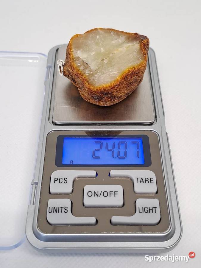 Zawieszka bursztyn bałtycki bryłka Biżuteria