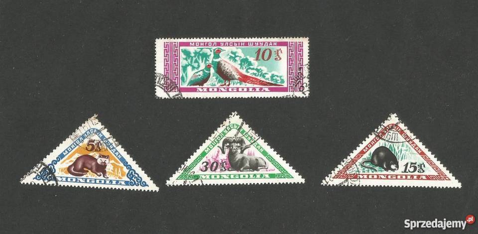 MONGOLIA ZESTAW Mi0170176 ZNACZKI Sławno