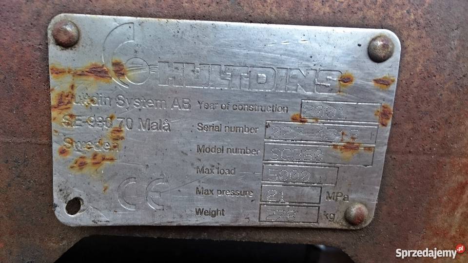 Dźwig Jonsered 1020 Kościerzyna