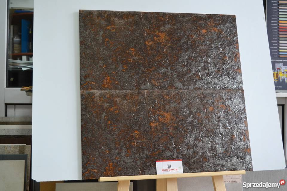 Gres płytka 30x60 Inox nowa gala Design stal