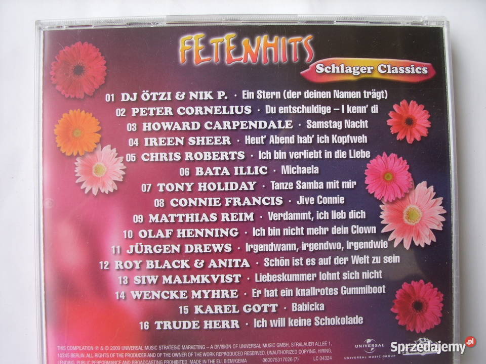 Sklad CD Fetenhitsszlager classics 2009 CD Wołów