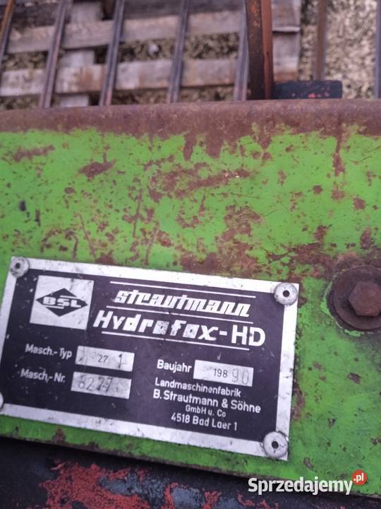 wycinak kiszonki strautmann nieuszkodzony Żelazków