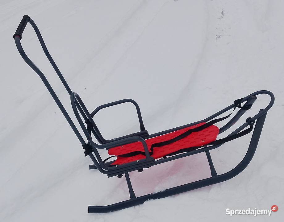 Sanki metalowe z uchwytem Augustów