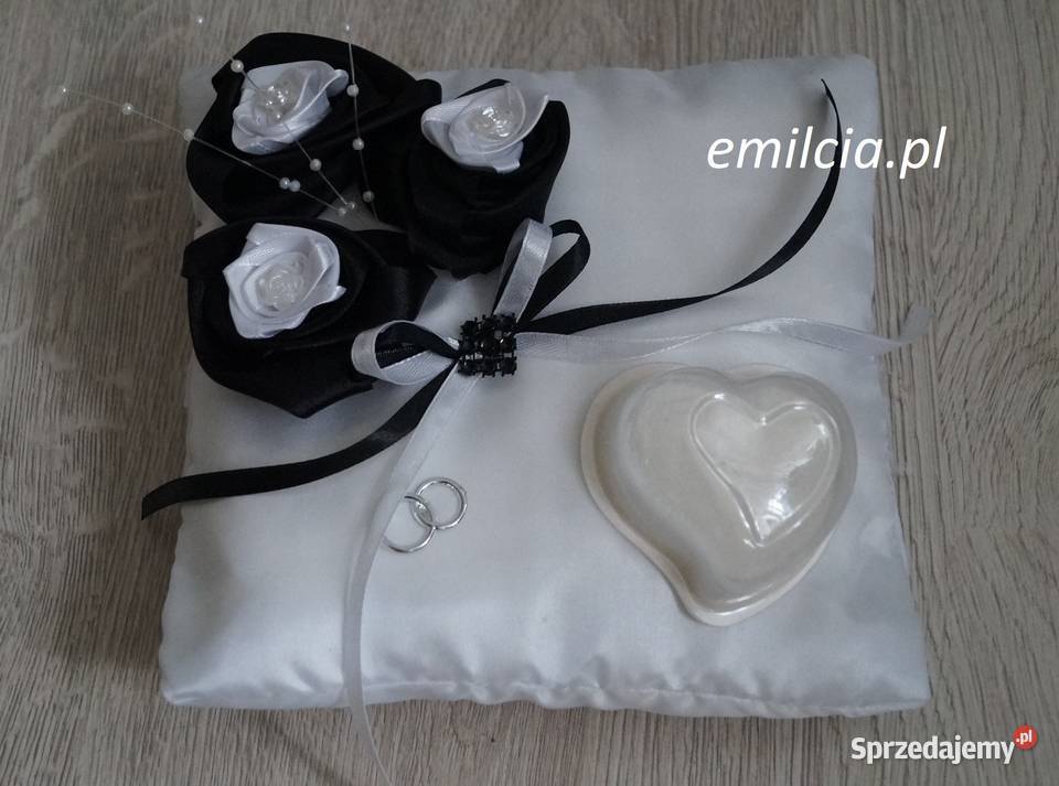 Poduszka Na OBRĄCZKi OZDOBA ŚLUB Wesele Zielona Góra