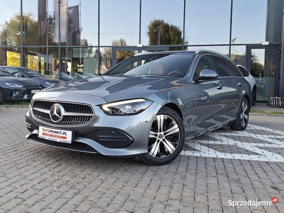 MercedesBenz Klasa C 2022r FV23 ASO FullLED BLIS diesel Samochody osobowe małopolskie Kraków