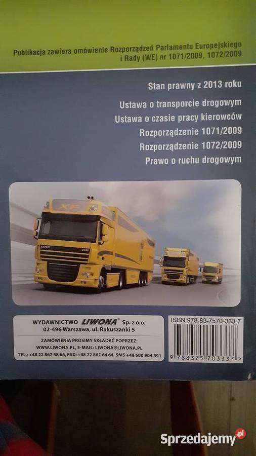 Vademecum kierowcy zawodowego Szczecin sprzedam