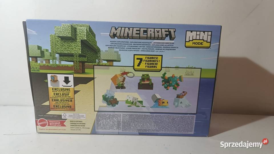 Minecraft Morskie odkrycia zestaw 7 figurek Zabawki śląskie