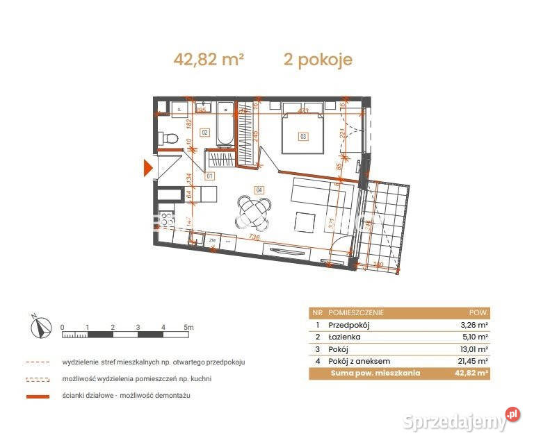 sprzedaży mieszkania Katowice Ceglana 4282m2 2 Rok budowy 2024 śląskie