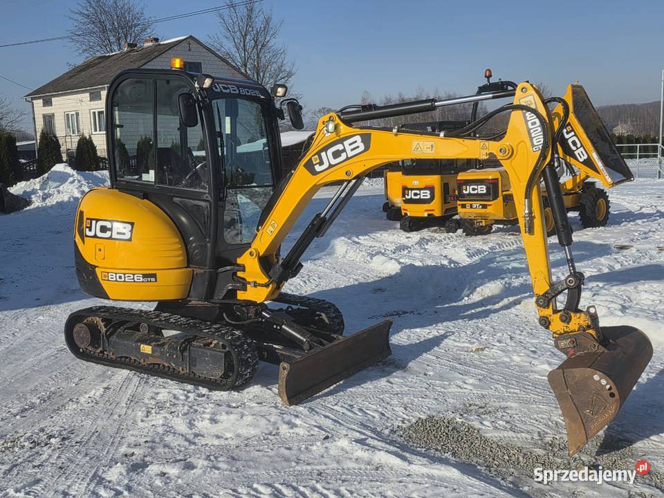 JCB 8026 mini koparka 3 łyżki szybkozłącze 1 wł Bieliny