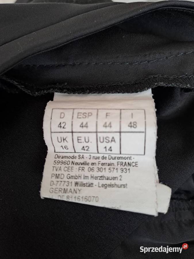 Spodnie czarne śliskie Rozmiar 42(XL) Wrocław