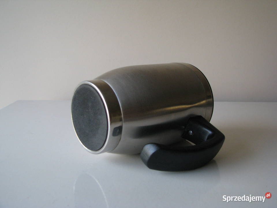 Stalowy kubek termiczny Termite z pokrywką Brzegi