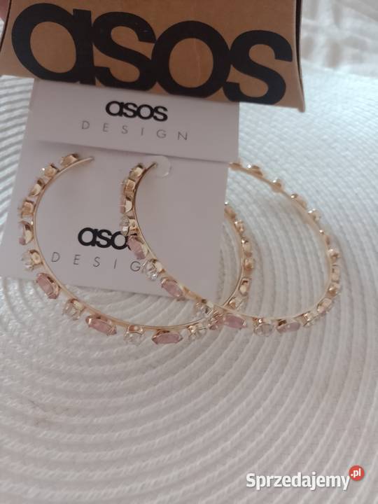 ASOSDuże okrągłe kolczyki bogato zdobione koła małopolskie Kraków