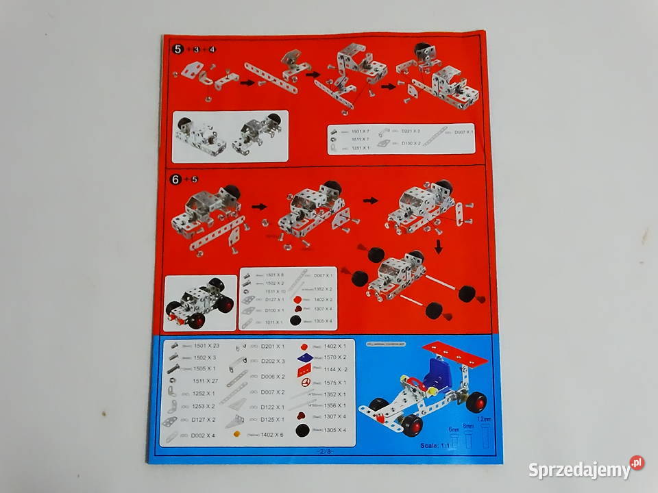 Metalowy zestaw konstrukcyjny TRONICO Zestaw Biłgoraj