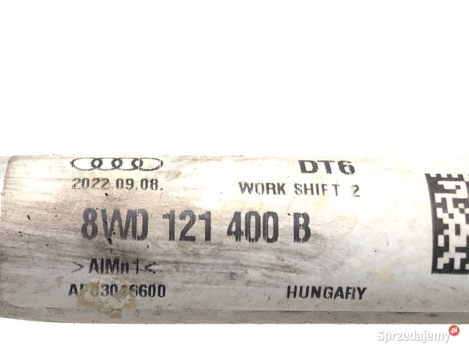 RURA WĄŻ PRZEWÓD WODY AUDI A4 B9 8W0121400B 20