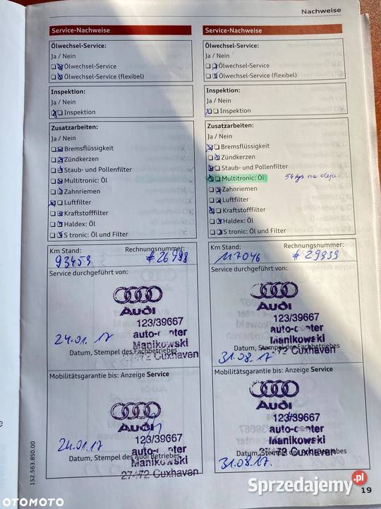 Sprzedam AUDI A4 b8 20tdi Lubraniec sprzedam