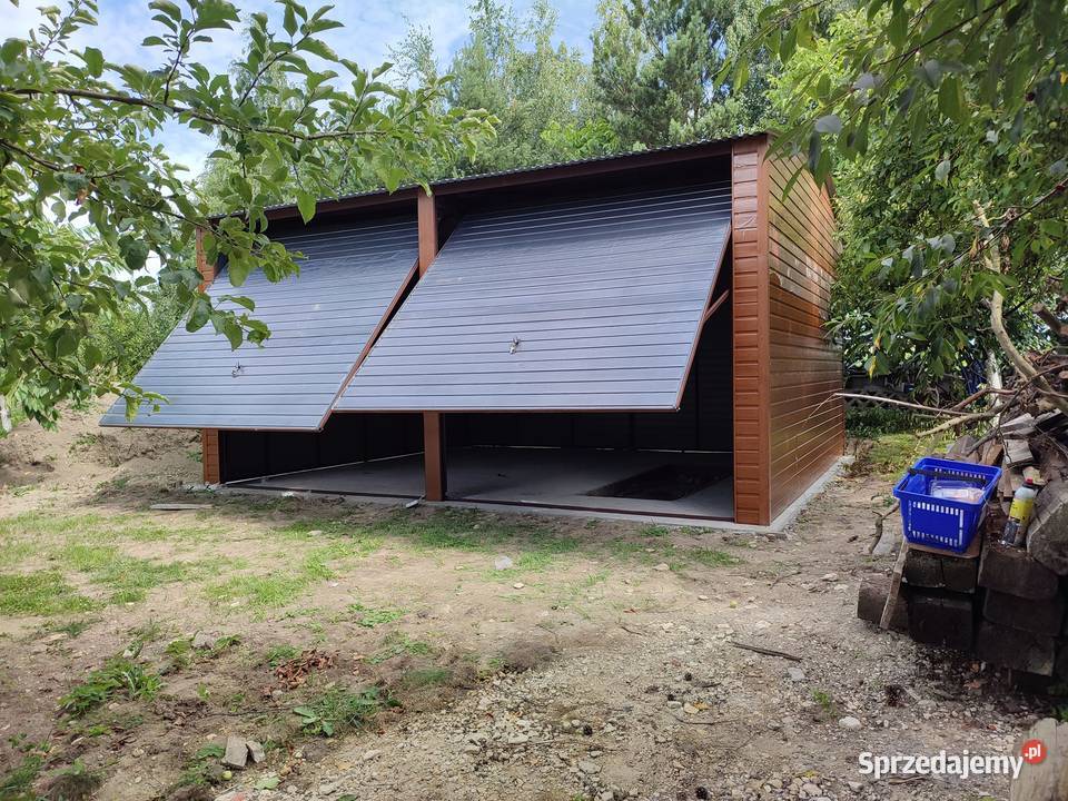 Garaż blaszany 6x6 Magazyn Rolny Garaże Blaszane Polkowice