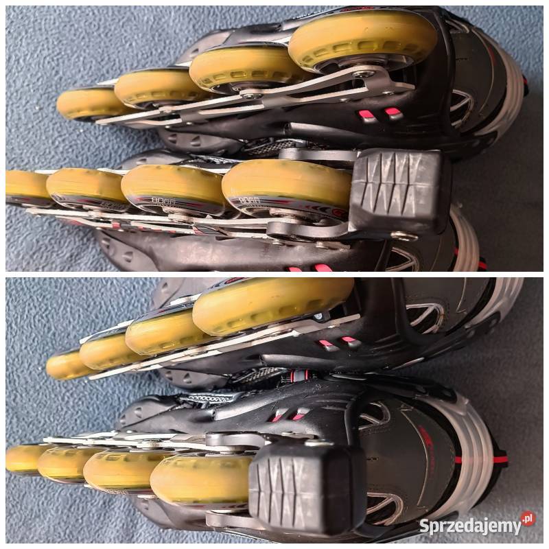 Rolki Hy Sports 41 wkład 265 ABEC 5 Plecak łódzkie