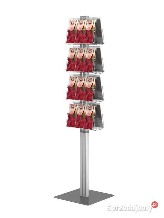 Obrotowy stojak na ulotki 8 kieszeni A4A5DL art