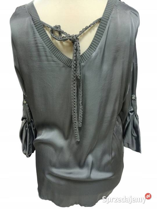 Piękna Koszula Bluzka damskasatynowa biust 116 Wieluń