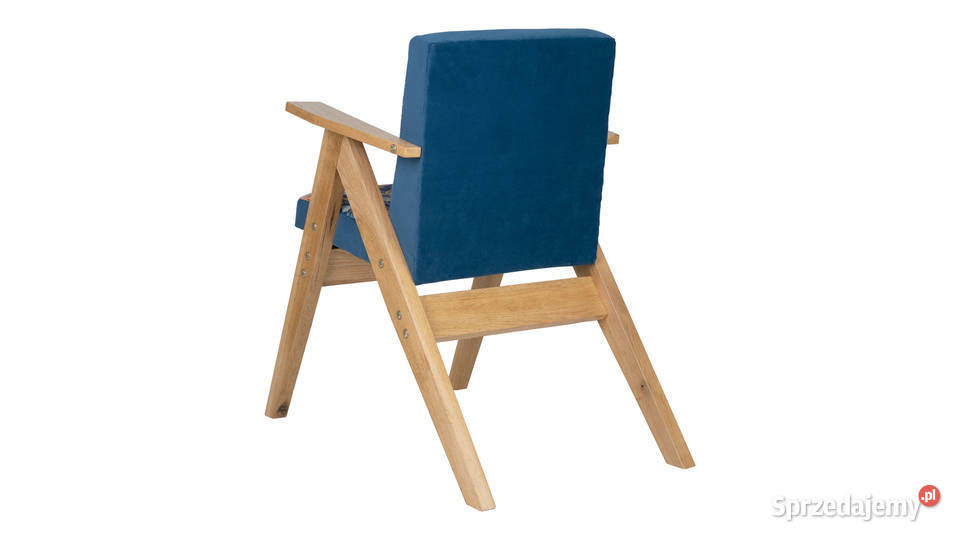 krzesło fotelik tapicerowany dzieci vintage Liszki