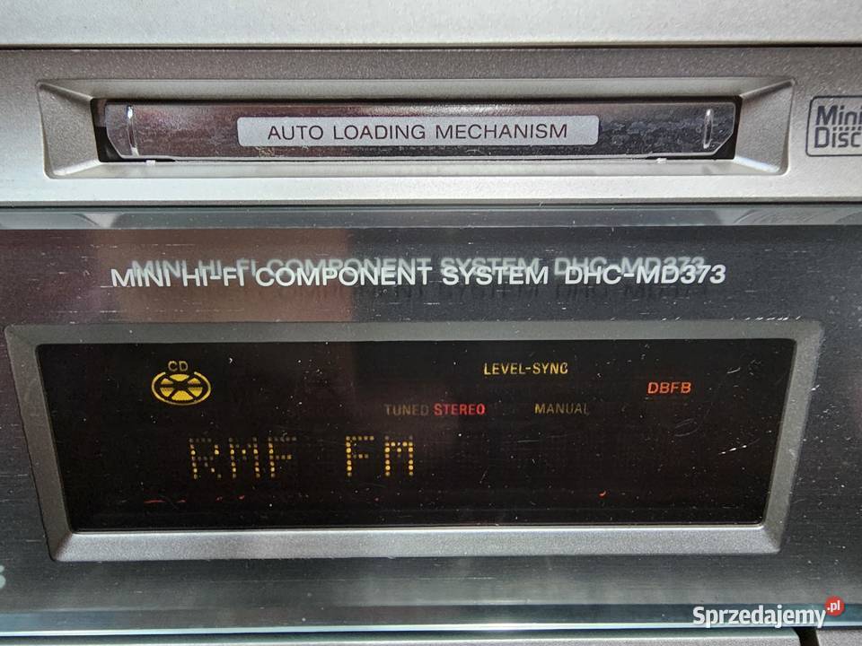 Wieża stereo Sony DHCMD373 MiniDisc Wysyłka Wieże i miniwieże Kraków